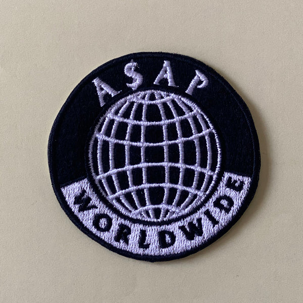 ASAP Worldwide Circular Embroidered Iron-On Patch