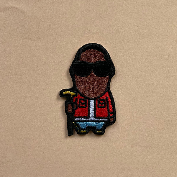 Biggie Cartoon Embroidered Iron-On Patch