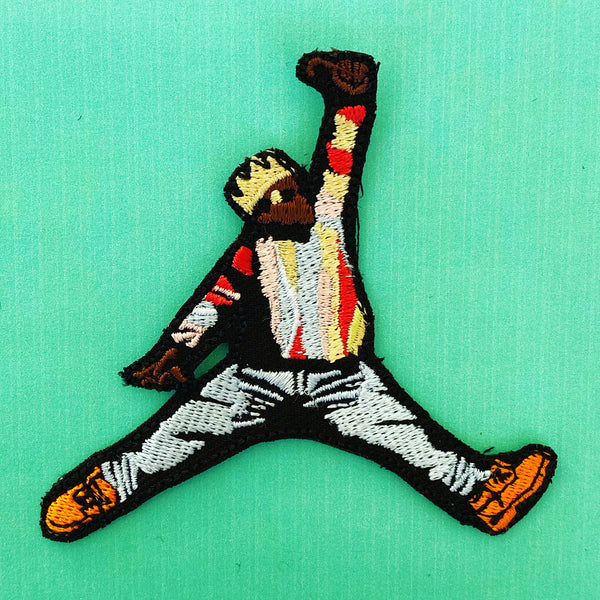 Biggie Jordan Jump Embroidered Iron-On Patch