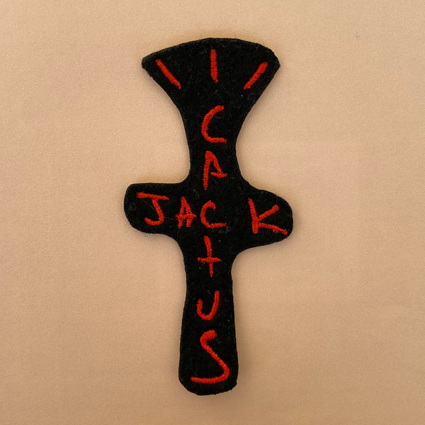 Cactus Jack Embroidered Iron-On Patch