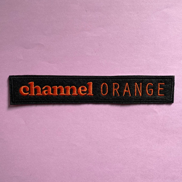 Frank Ocean Channel Orange Embroidered Iron-On Patch