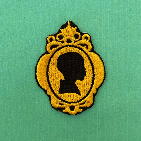 Dilla Cameo Embroidered Iron-On Patch