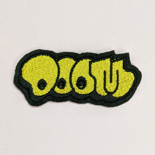 MF Doom Badge Retro Embroidered Iron-On Patch