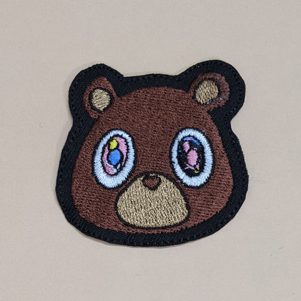 Kanye Dropout Bear Embroidered Iron-On Patch