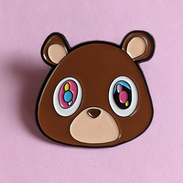 Enamel Pin - Dropout Bear Face