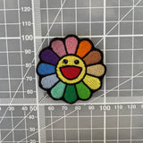 Takashi Murakami Rainbow Embroidered Iron-On Patch
