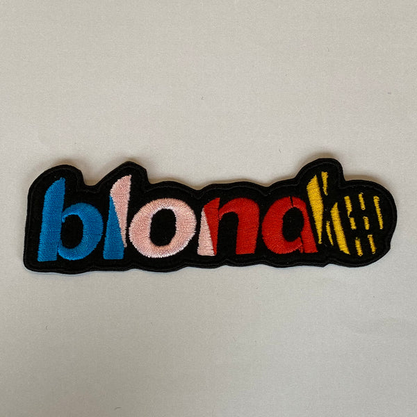 Nascar Blonde Embroidered Iron-On Patch