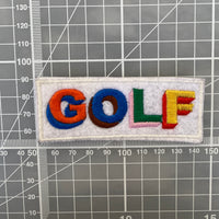 Tyler The Creator Golf Logo White Embroidered Iron-On Patch
