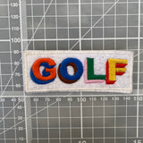 Tyler The Creator Golf Logo White Embroidered Iron-On Patch