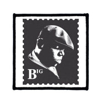 Biggie Stamp Art Hip Hop Sew On Badge