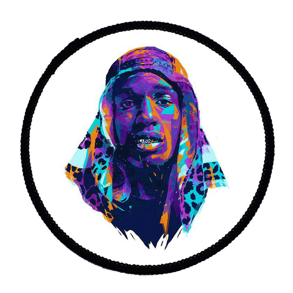 Asap Rocky Colourful Sew On Badge