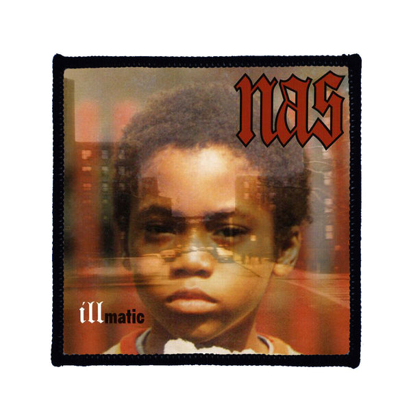 Nas Illmatic Cover Hip Hop Sew On Badge