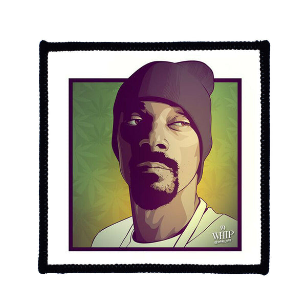 Snoop Dogg Cartoon Art Hip Hop Sew On Badge