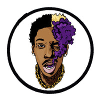 Wiz Khalifa Hip Hop Art Sew On Badge