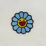 Takashi Murakami Blue Embroidered Iron-On Patch