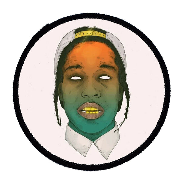 Asap Rocky Eyes Hip Hop Art Sew On Badge
