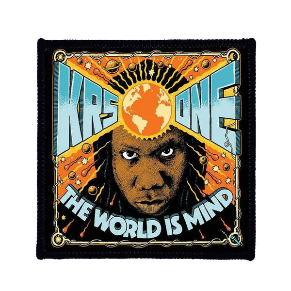 KRS1 KRSone The World Is Mind Sew On Badge